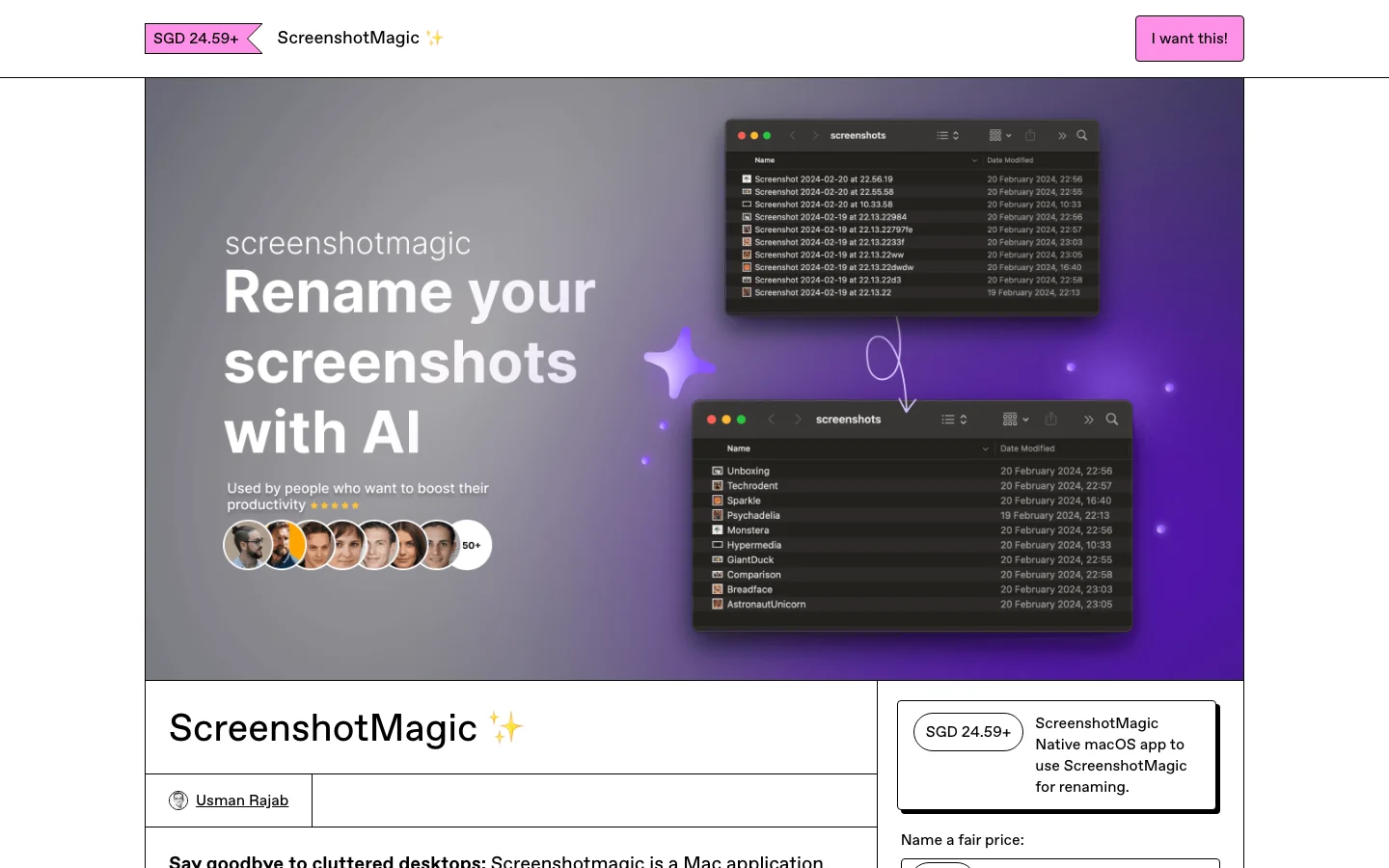 ScreenshotMagic hero image