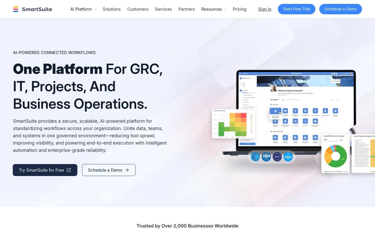 SmartSuite hero image