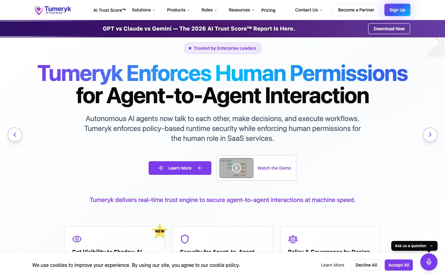 Tumeryk AI hero image