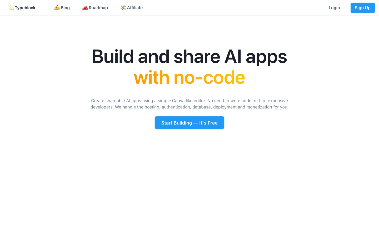 Typeblock hero image