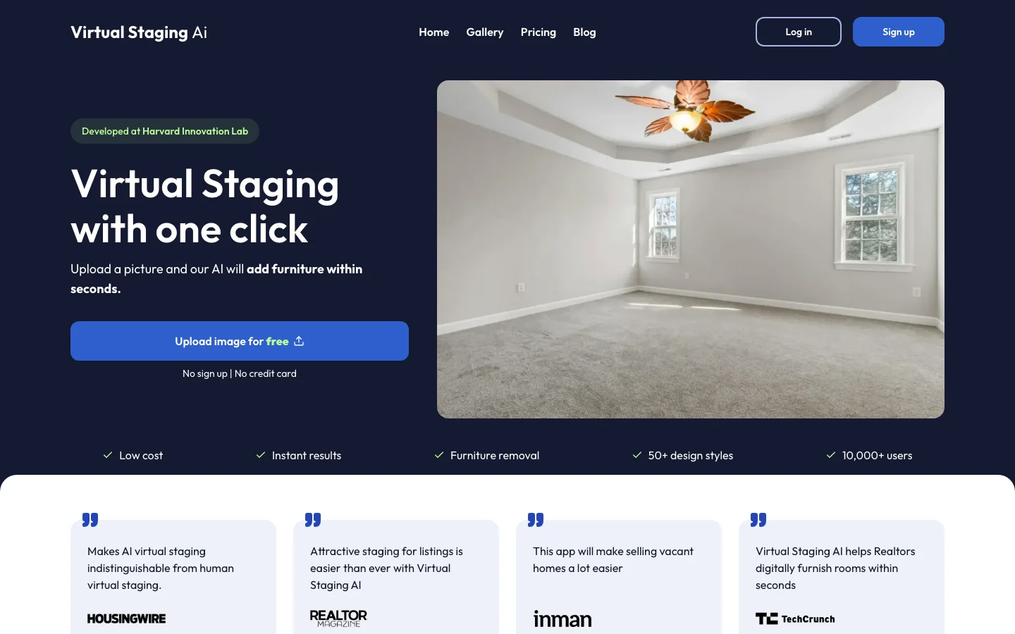 Virtual Staging AI hero image