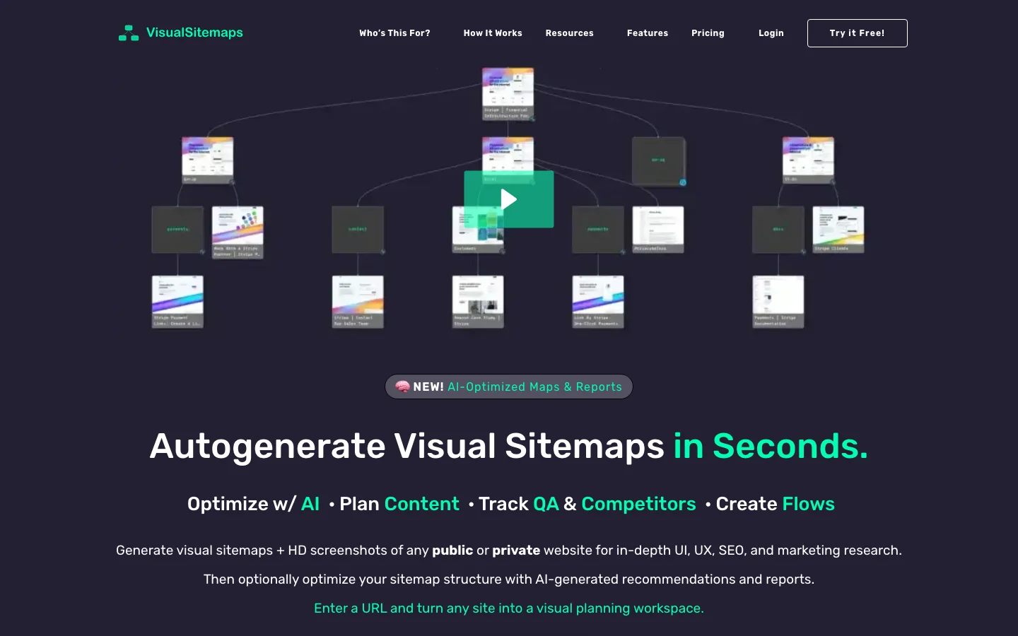 VisualSitemaps hero image