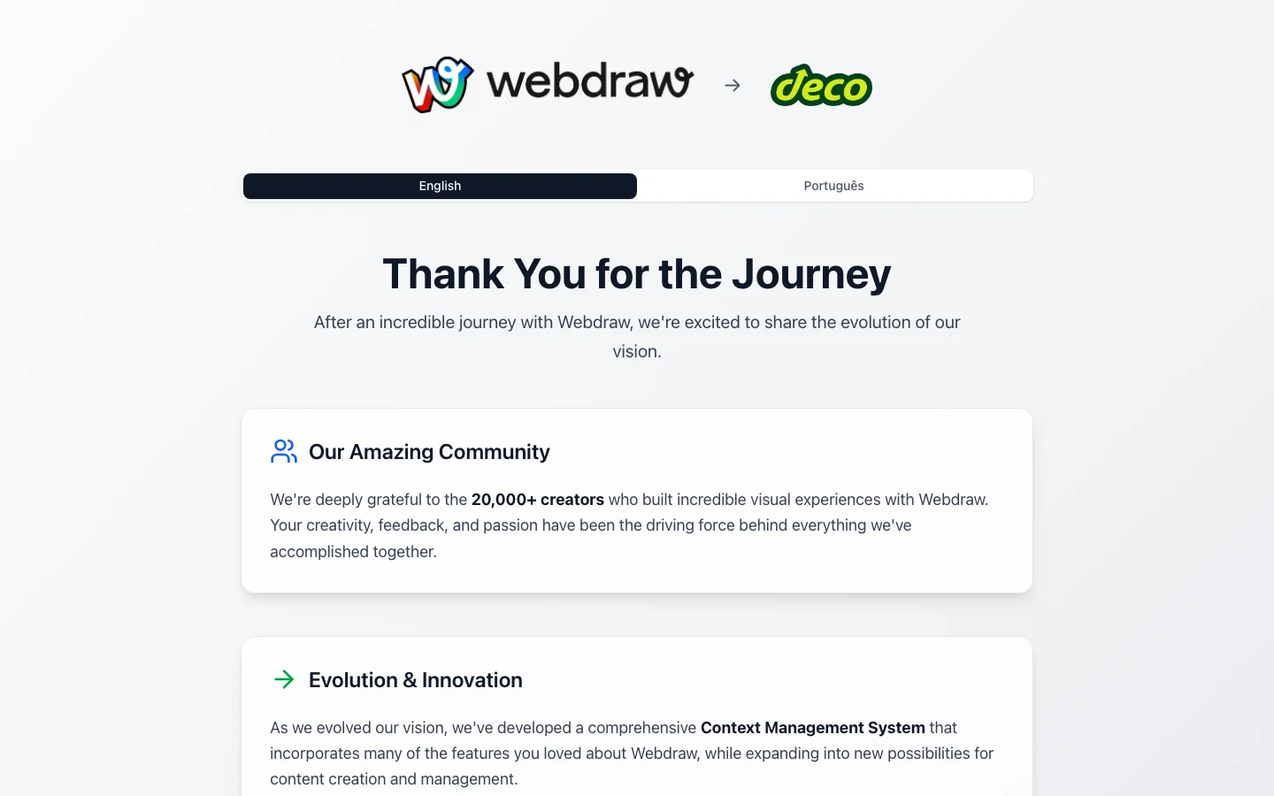 Webdraw hero image
