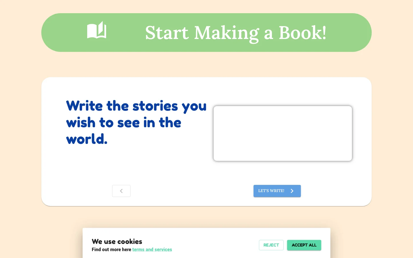 Your Own Story Book hero image