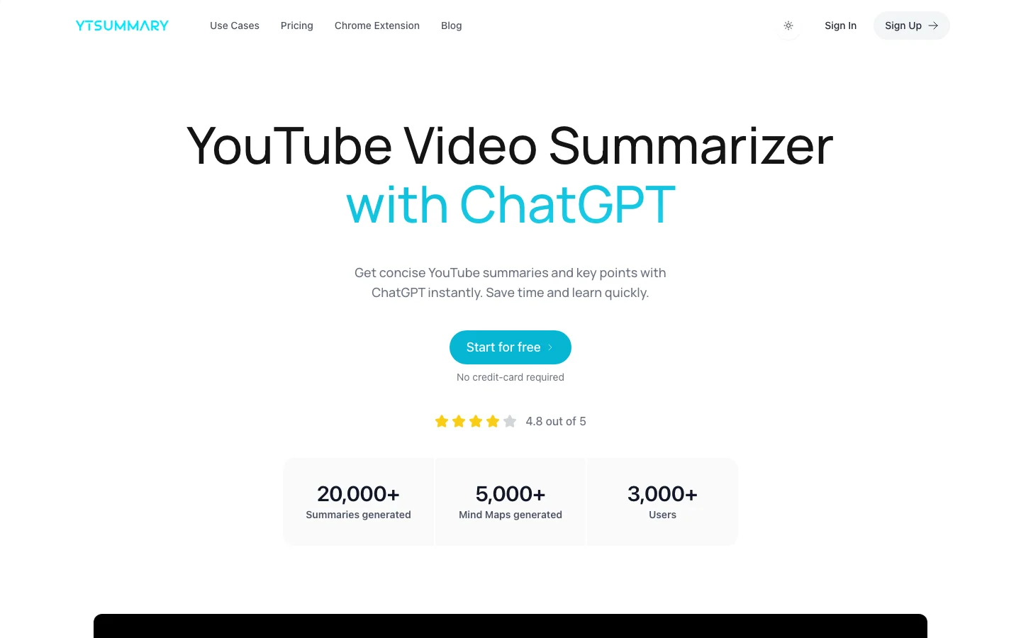 YTSummary hero image