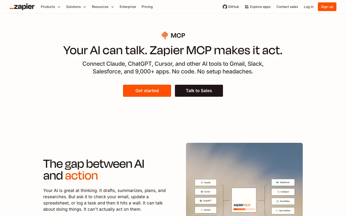 Zapier MCP hero image