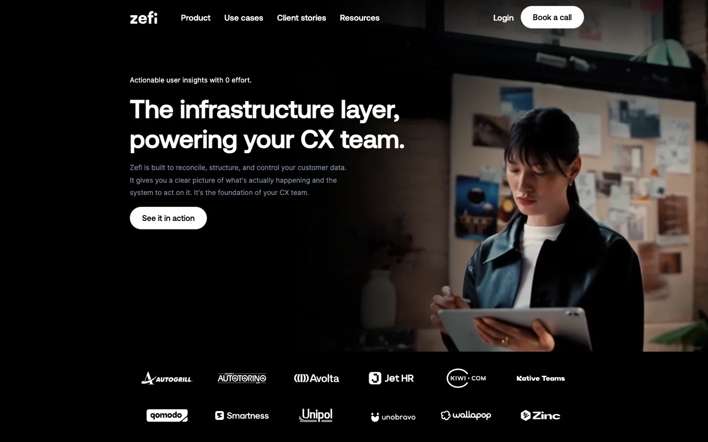 Zefi AI hero image