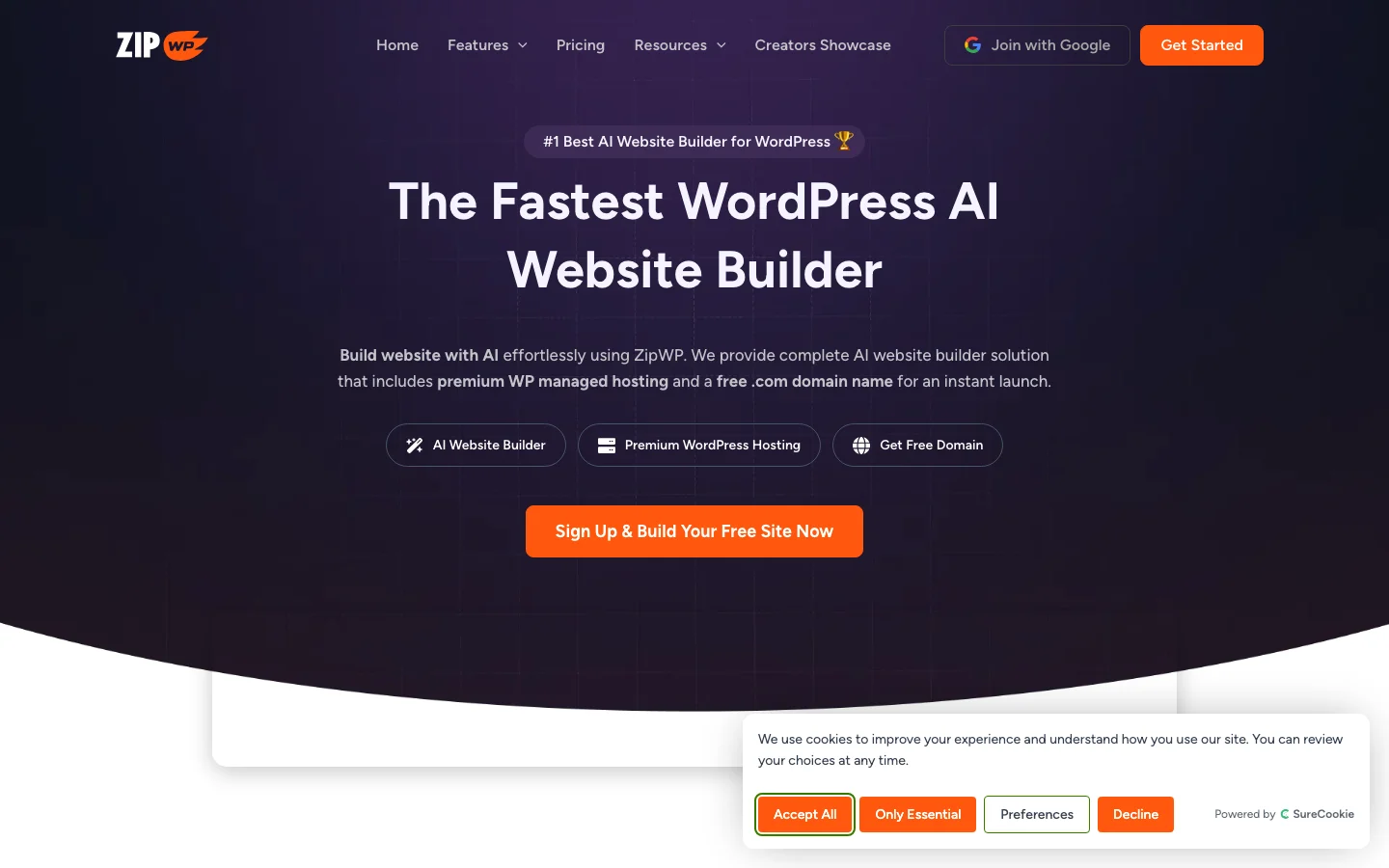 ZipWP hero image