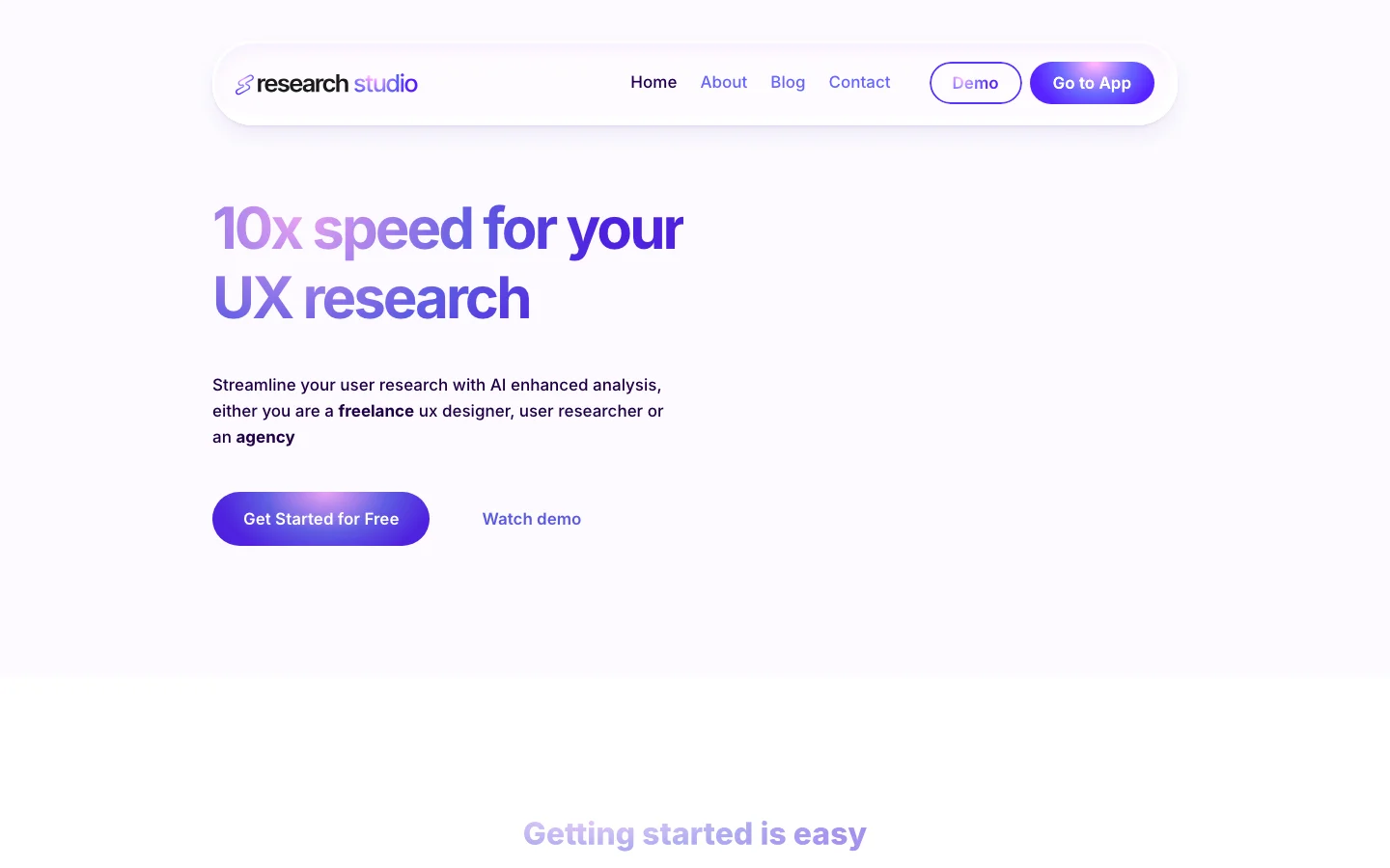 Research Studio hero image