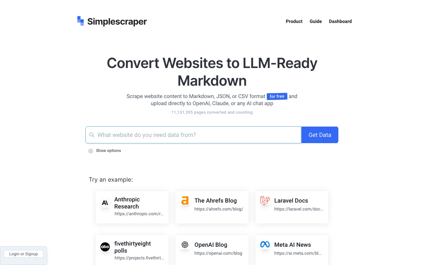 Simplescraper hero image
