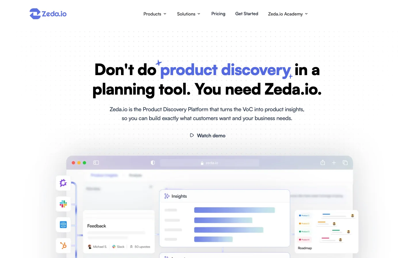 Zeda.io hero image