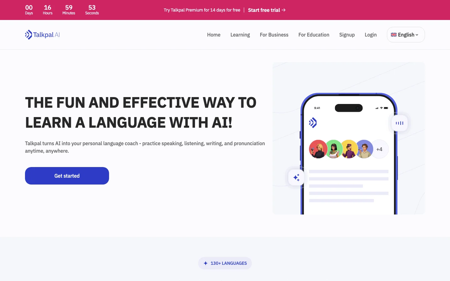 TalkPal hero image