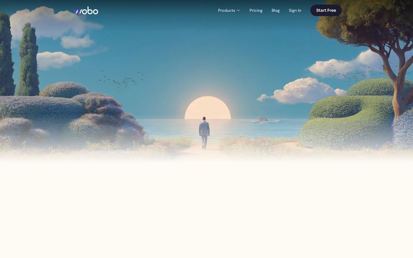 Wobo.ai hero image