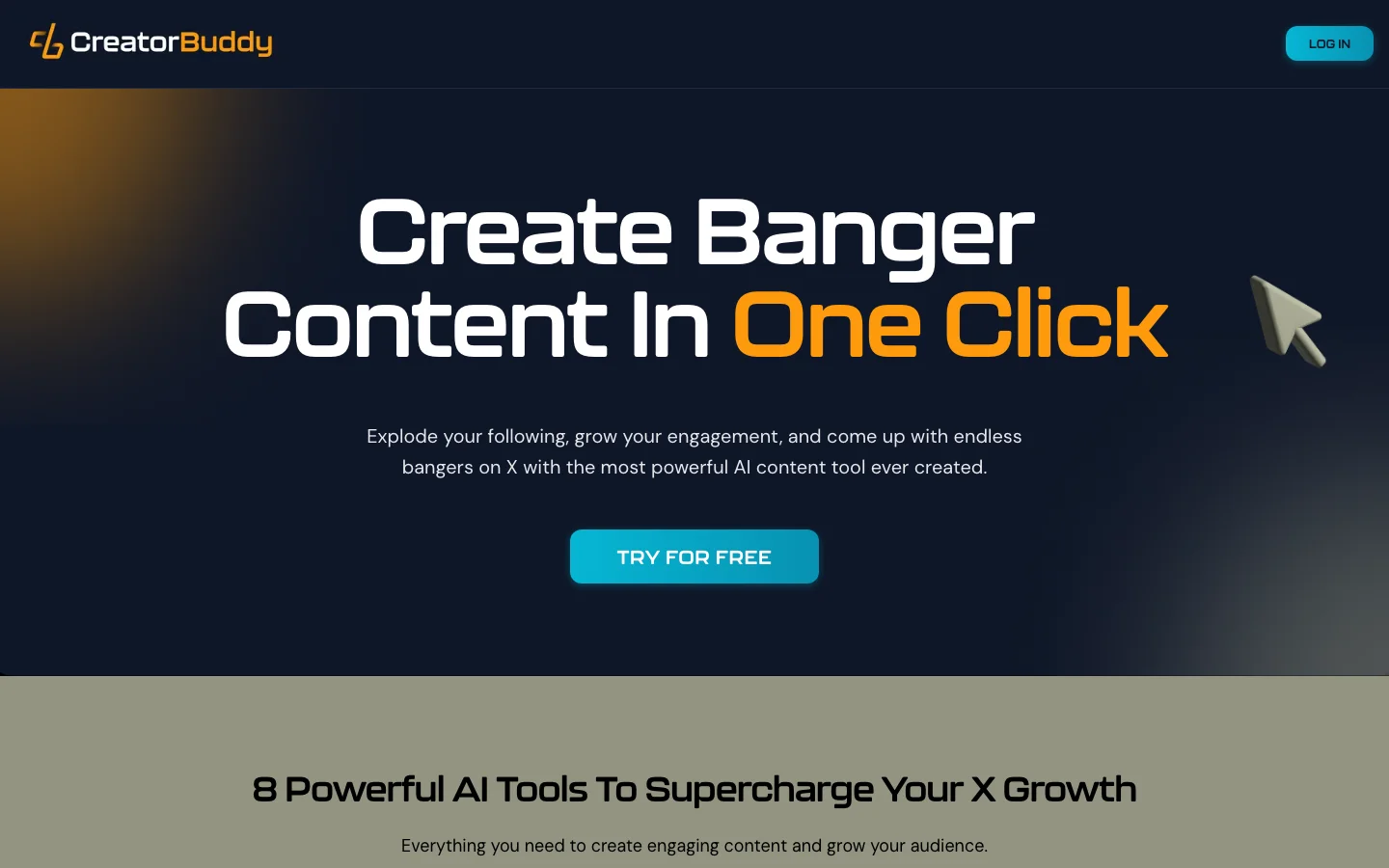 CreatorBuddy hero image