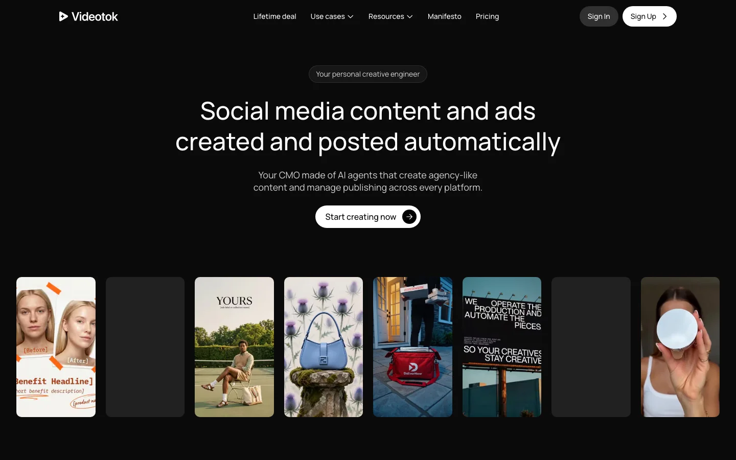 Videotok hero image