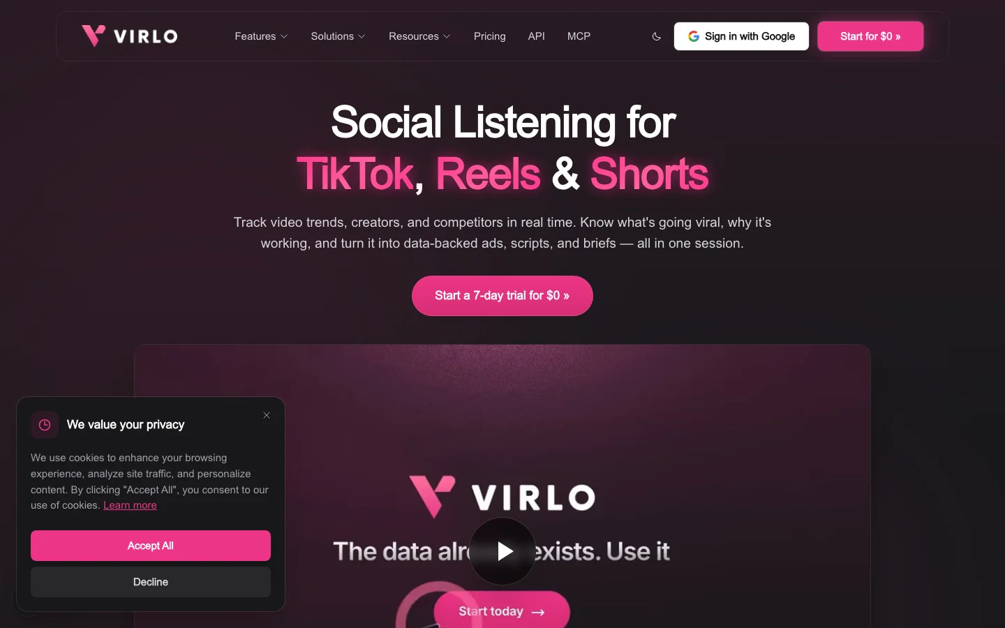 Virlo hero image