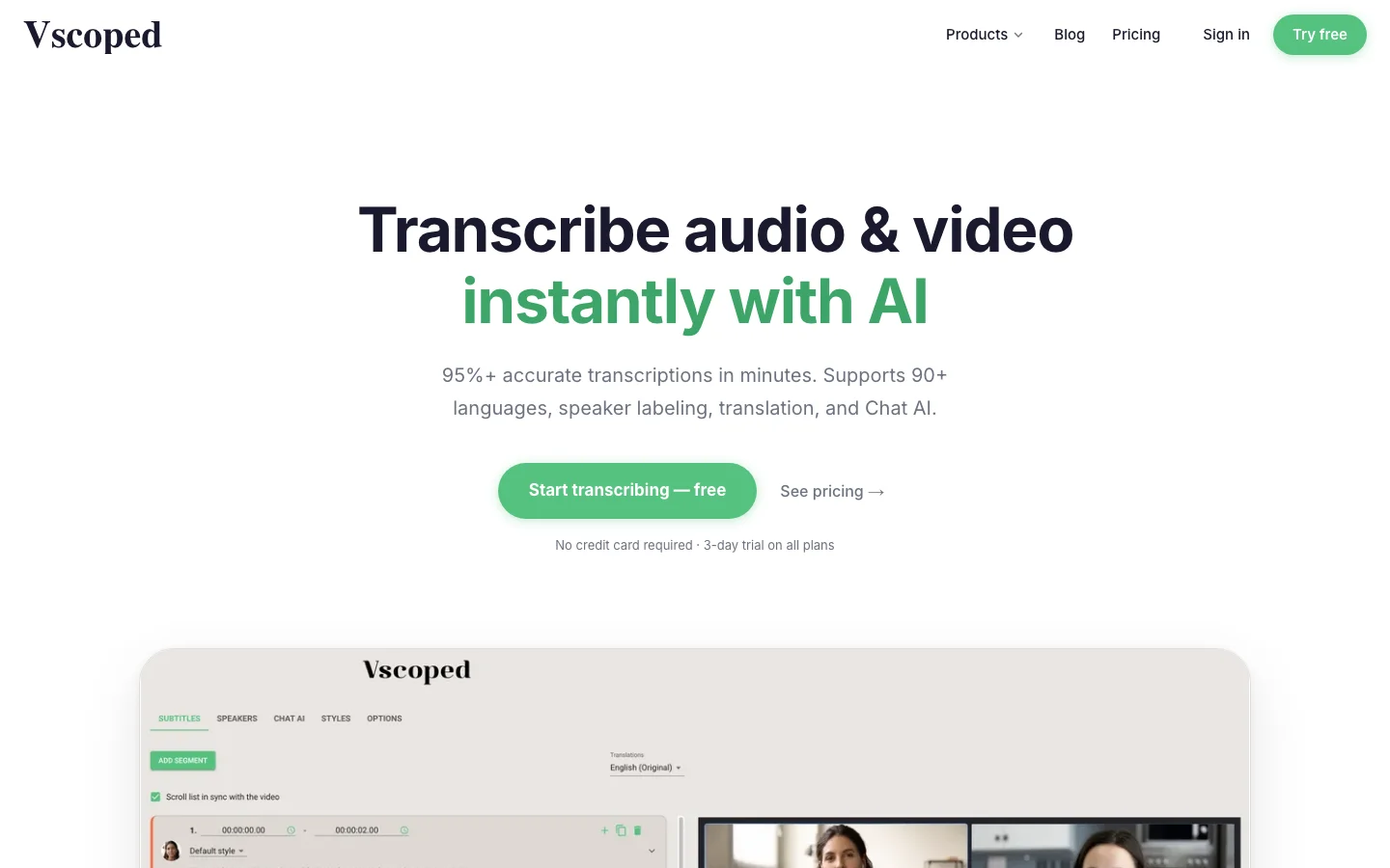Vscoped hero image