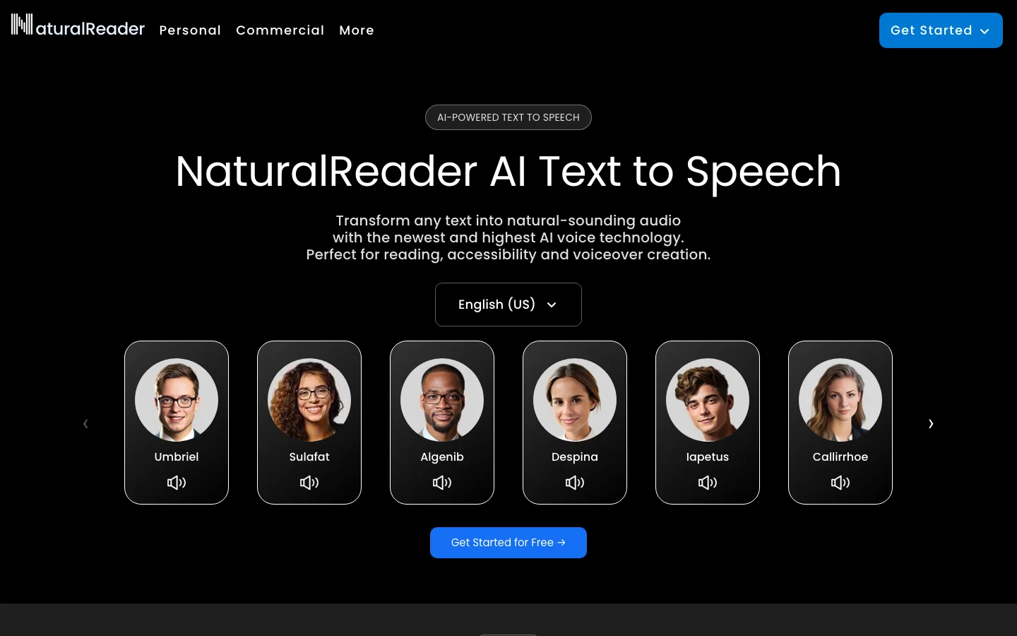 NaturalReader hero image