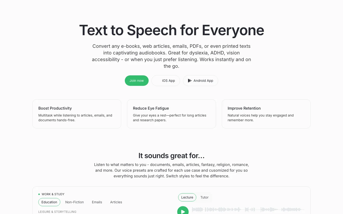 Peech App hero image