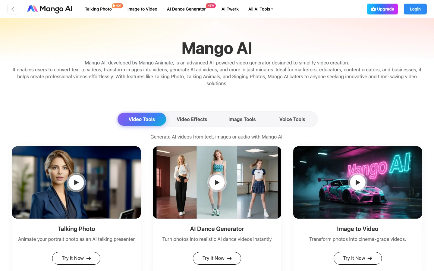 Mango AI hero image