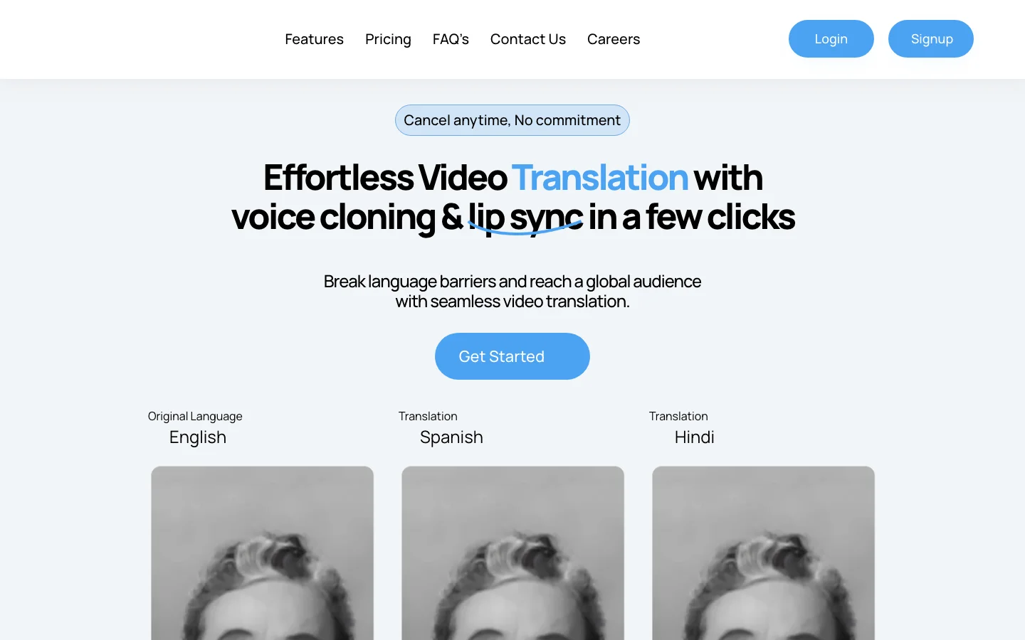 TranslateVideos.io hero image