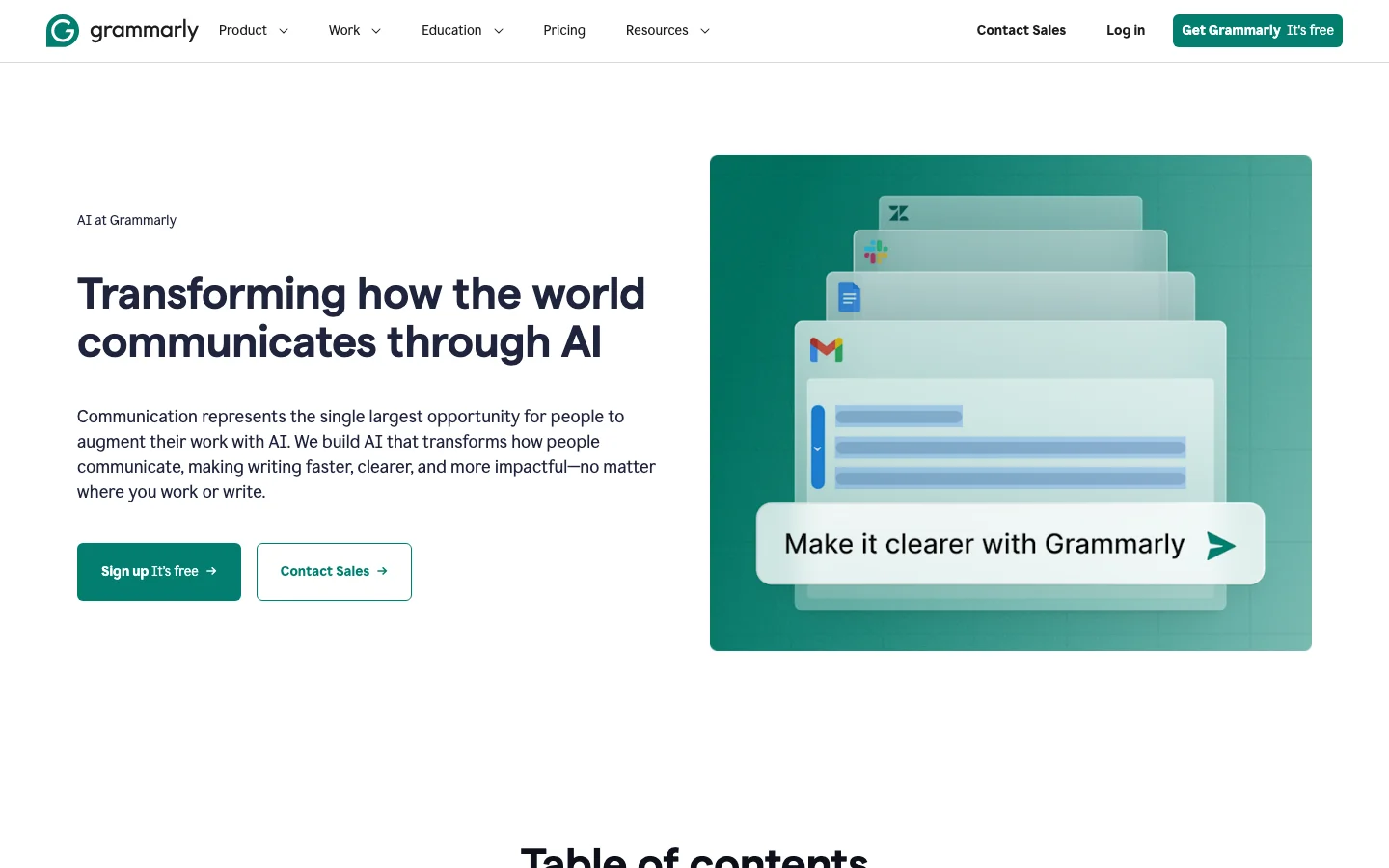 GrammarlyGO hero image