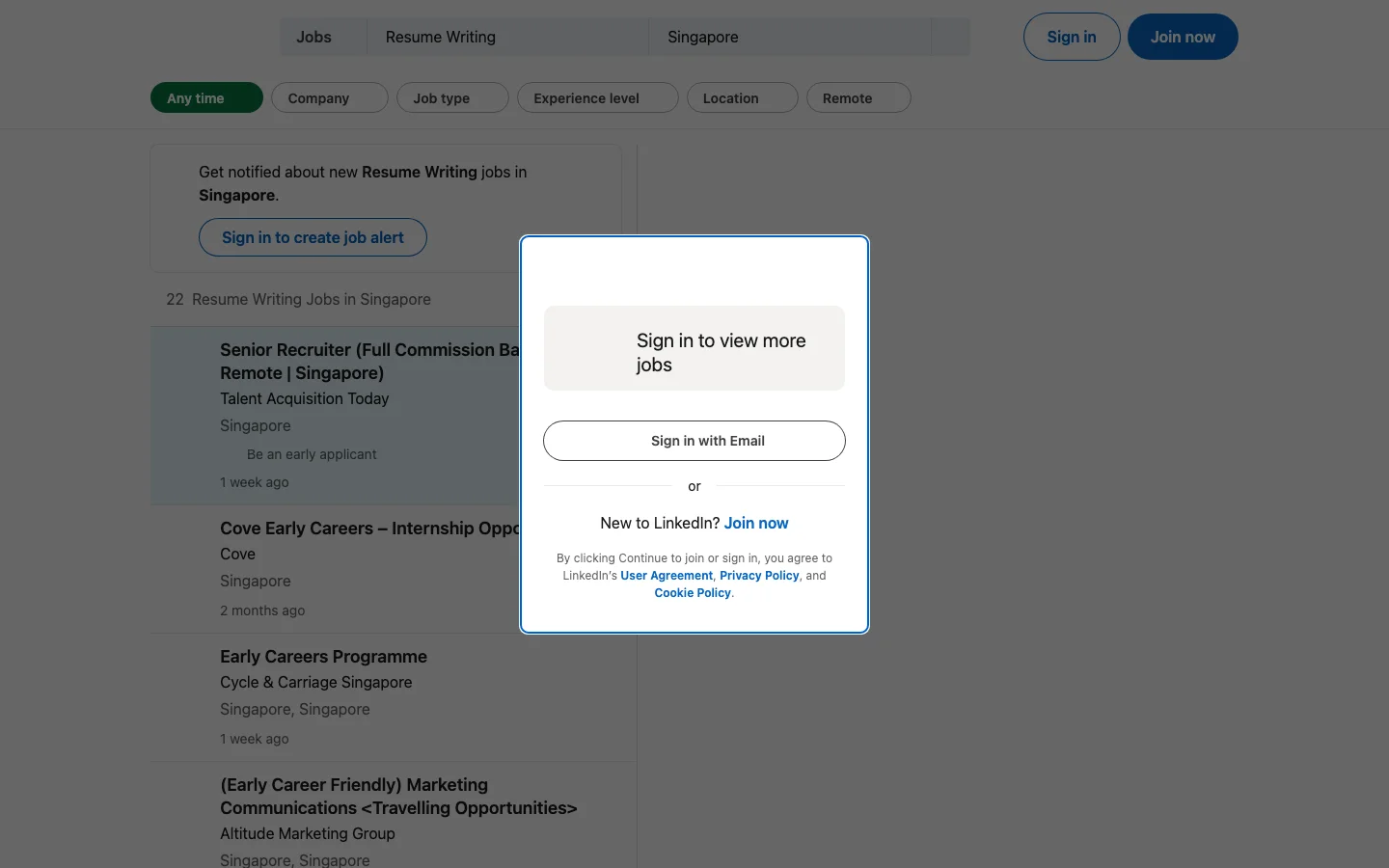 LinkedIn Jobs hero image