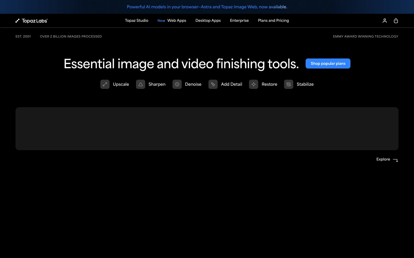 Topaz Labs hero image