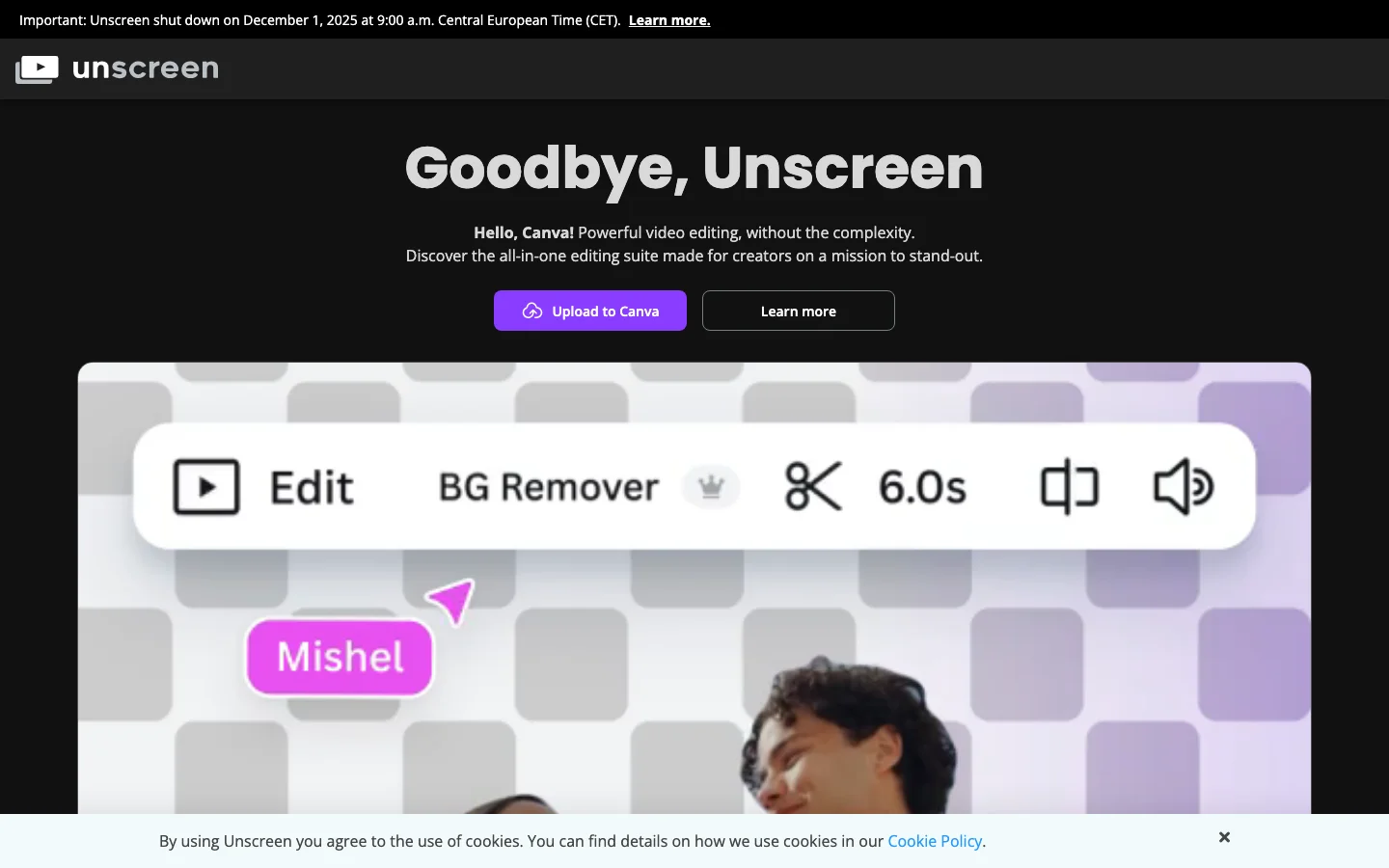 Unscreen hero image