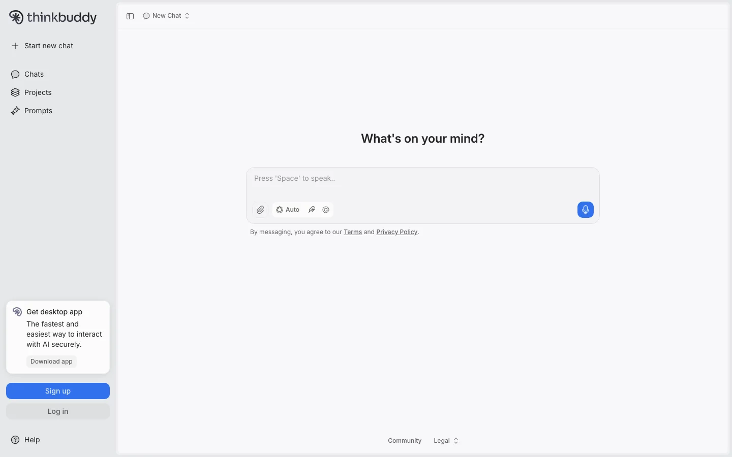 Thinkbuddy hero image